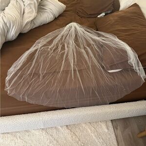 Beautiful Ivory Blusher Veil